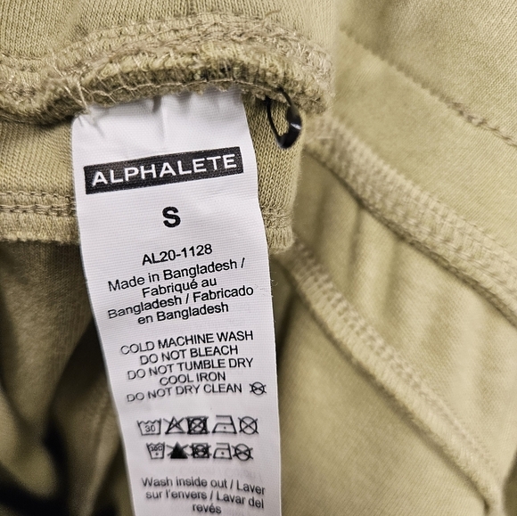 Alphalete Womens Jogger Pants Olive Green - Picture 4 of 7